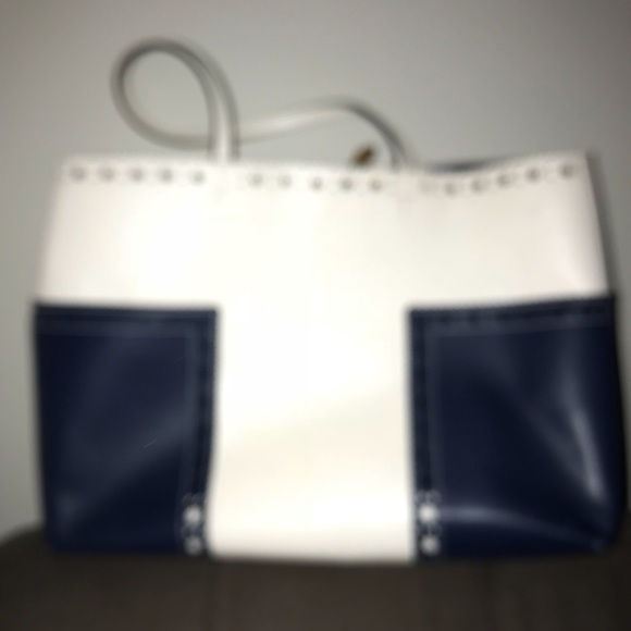 Tory Burch Block-T-Colored Block Tote - Picture 3 of 6